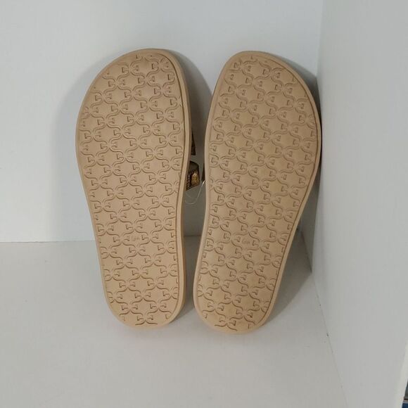 Sam Edelman Metallic Gold Valeri Platform Slide Sandals 6.5W - Picture 8 of 9